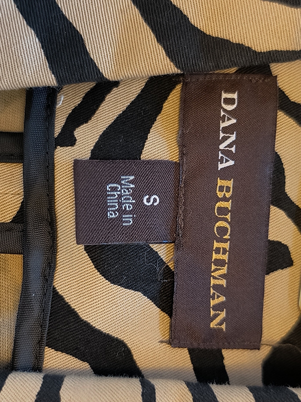 Black and Cream Zebra Print Double-Breasted Women's Dress Jacket - Picture 3 of 8